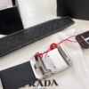 Prada Automatic Buckle Belt, Genuine Imported Cowhide with Basketball Texture, Top-Quality Business Formal Belt