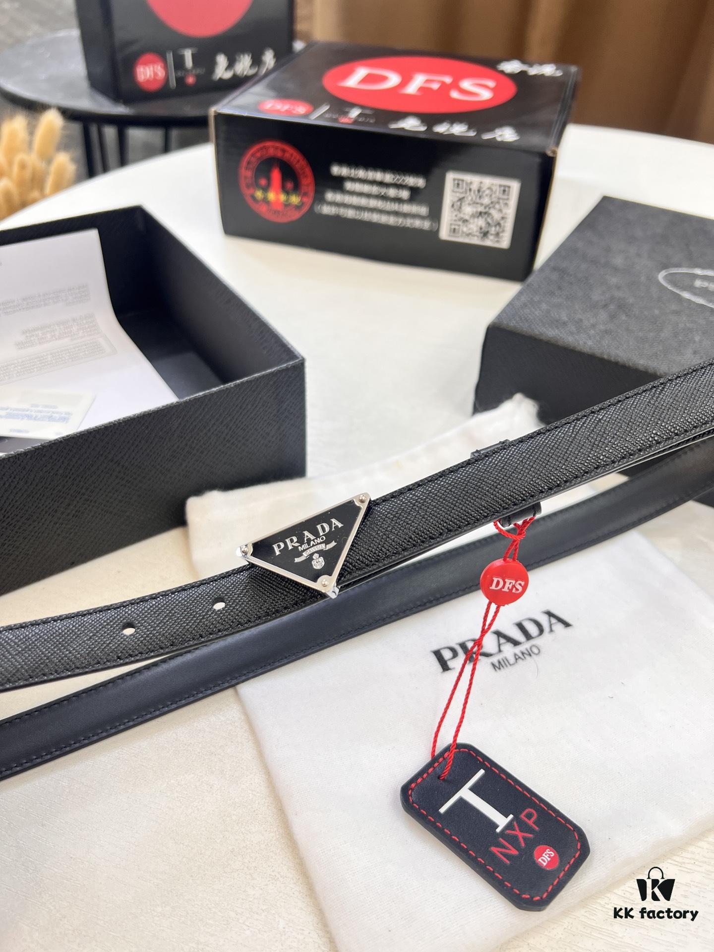 693200bc3a89a121ed5501de Arrival 🎺🎺 Prada Women's Leather Belt, 2021 New Arrival, Pure Steel Injection Buckle, ZP-Synchronized Steel Logo, Imported Calf Cross Grain Leather, Custom Mold Design, 2.0cm Width, Top Quality Available for Authentication