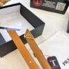 693200bd3a89a121ed5501ed Arrival 🎺🎺 Prada Women's Leather Belt, 2021 New Arrival, Pure Steel Injection Buckle, ZP-Synchronized Steel Logo, Imported Calf Cross Grain Leather, Custom Mold Design, 2.0cm Width, Top Quality Available for Authentication