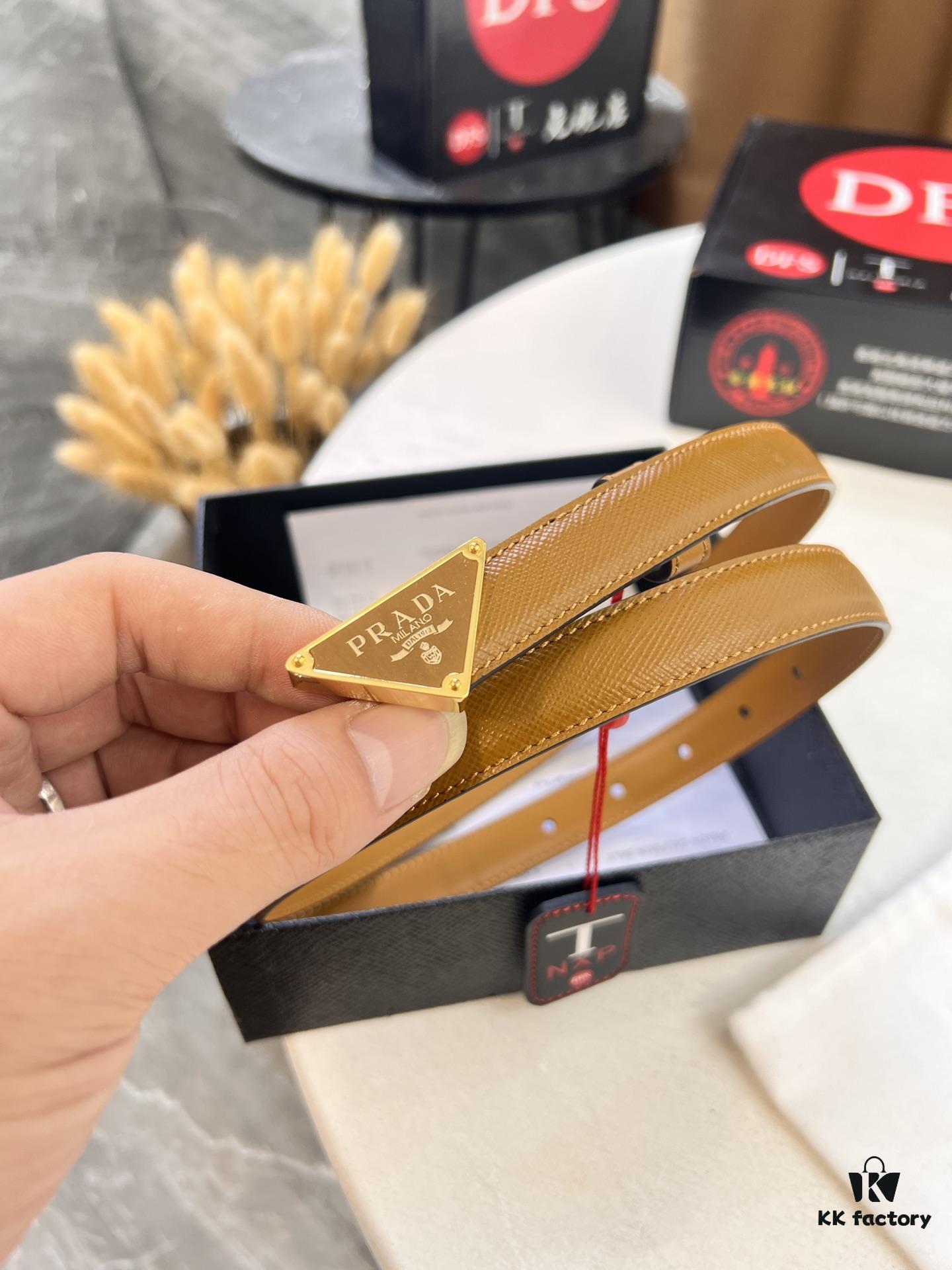 693200bd3a89a121ed5501ee Arrival 🎺🎺 Prada Women's Leather Belt, 2021 New Arrival, Pure Steel Injection Buckle, ZP-Synchronized Steel Logo, Imported Calf Cross Grain Leather, Custom Mold Design, 2.0cm Width, Top Quality Available for Authentication