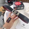693200c33a89a121ed5501f2 Versace Belt New Model Genuine Leather Soft Feel Reversible Double-Sided Use Medusa Head Embossed Top Layer Cowhide 3.8cm Width Fashion Brand Belt with NXP Anti-Counterfeit Chip