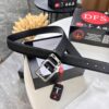 693200cc3a89a121ed55020c Prada Men's Belt, Genuine Imported Cowhide with Cross-Texture, 3.5 cm Width, Double Color, ZP Molded Pin Buckle Hardware