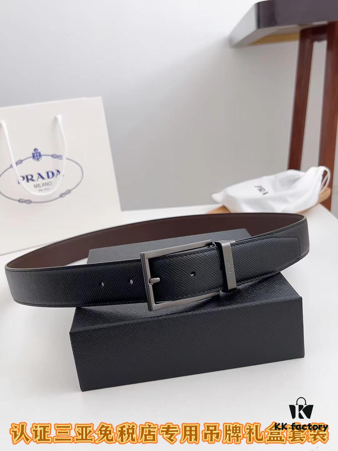 693200d63a89a121ed55021a Sanya Duty-Free Genuine Latest Packaging Box: Prada Original Single Item, Width 3.5cm
