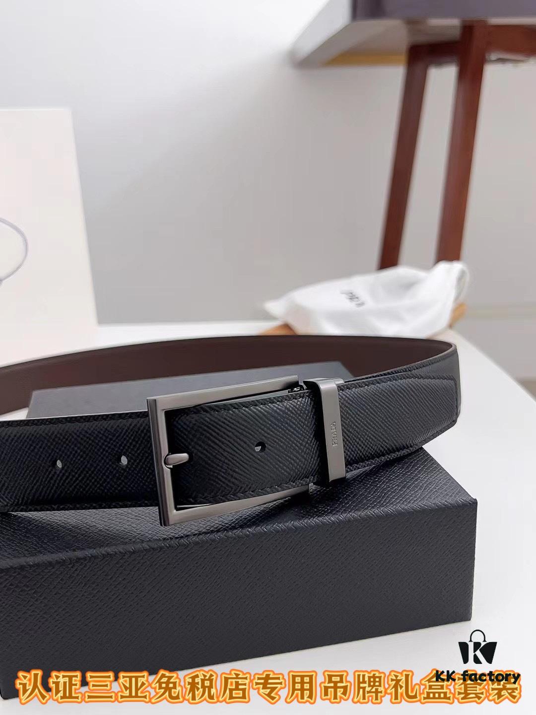 693200d73a89a121ed55021b Sanya Duty-Free Genuine Latest Packaging Box: Prada Original Single Item, Width 3.5cm