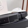 693200e13a89a121ed550274 Q170 Sanya Tax-Free Genuine Latest Packaging Gift Box: Prada Original Quality Belt, 3.5cm Width