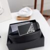 693200e23a89a121ed550277 Q170 Sanya Tax-Free Genuine Latest Packaging Gift Box: Prada Original Quality Belt, 3.5cm Width
