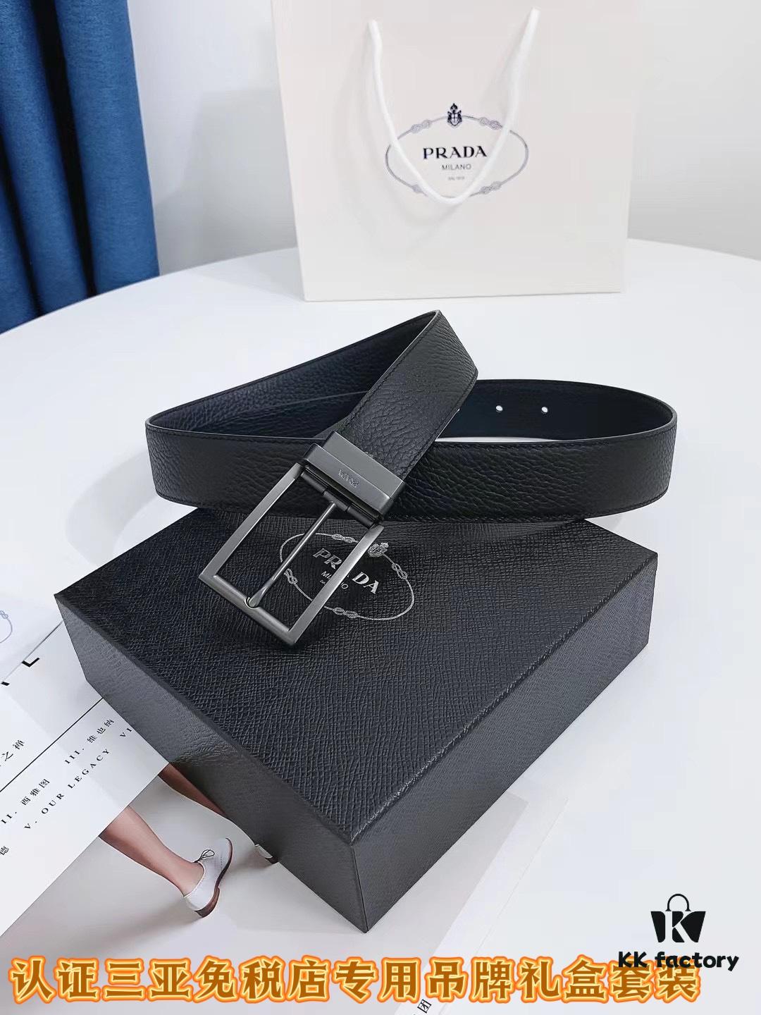 693200e33a89a121ed550289 Q170 Sanya Tax-Free Genuine Latest Model Packaging Gift Box: Prada Original Batch Goods, Width 3.5cm