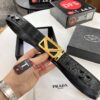 693200ee3a89a121ed550290 Prada Hong Kong Duty-Free Gift Box Genuine Leather Belt with Anti-Counterfeit Certification