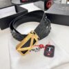 693200ef3a89a121ed550297 Prada Hong Kong Duty-Free Gift Box Genuine Leather Belt with Anti-Counterfeit Certification