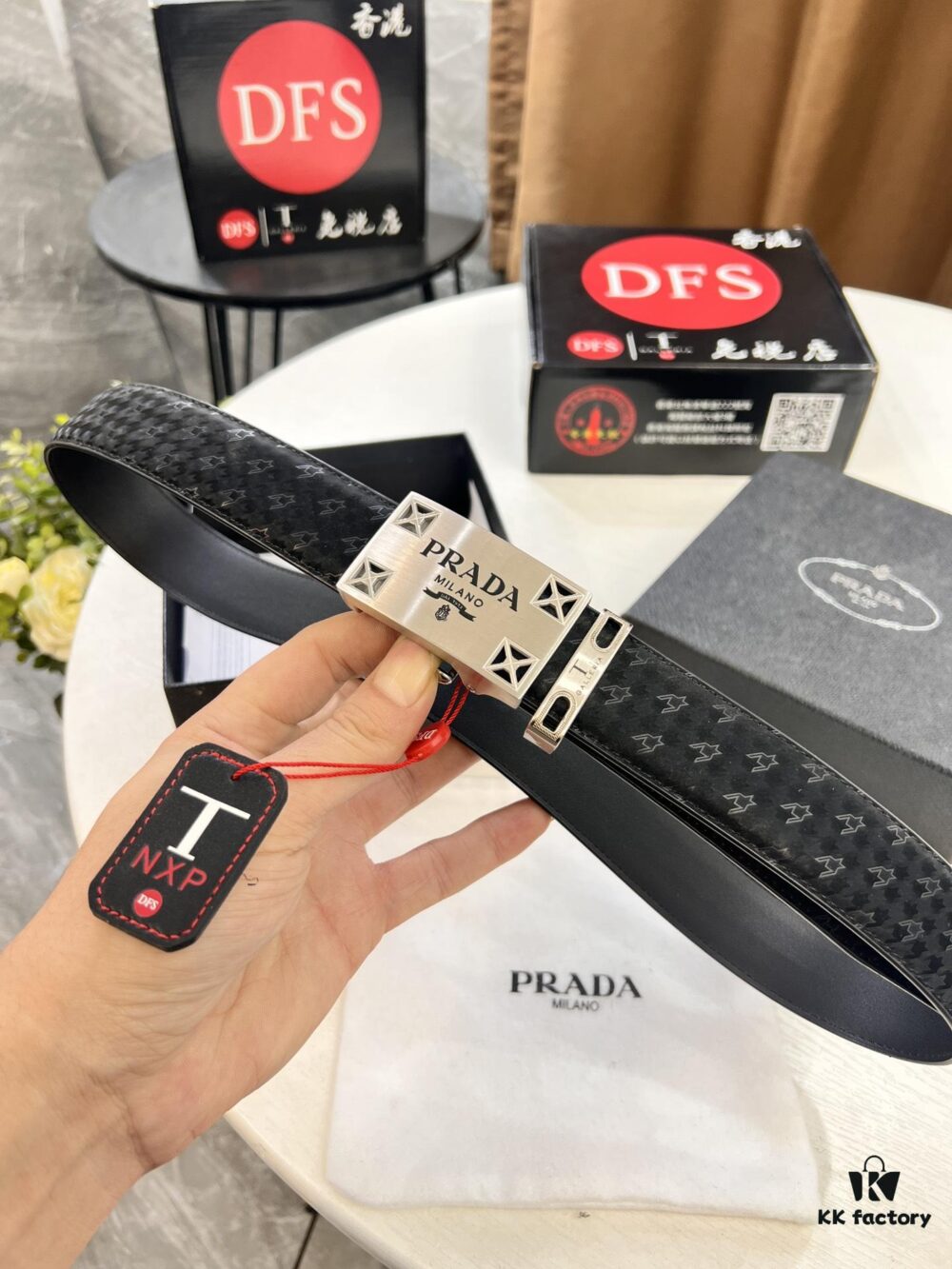 693200fc3a89a121ed5502a6 Top-Quality Original Leather Belt, Hong Kong Duty-Free T Gift Box (NXP Hangtag with Authenticity Chip Recognizable on Official Website)
