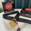 693201063a89a121ed5502b8 Versace Belt, New Arrival, Genuine Leather with Medusa Head Embossing, Fashion Luxury Brand, Soft Top-Layer Cowhide, 3.8cm Width, Stainless Steel Buckle