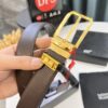693201083a89a121ed5502c3 Montblanc Men's Leather Belt 2023 Newest Style Top Grain Cowhide Crocodile Texture Brushed Stainless Steel Pin Buckle Dual Use Adjustable Length 3.5cm