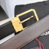 693201093a89a121ed5502c5 Montblanc Men's Leather Belt 2023 Newest Style Top Grain Cowhide Crocodile Texture Brushed Stainless Steel Pin Buckle Dual Use Adjustable Length 3.5cm