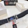 Versace Automatic Buckle Belt, Custom Cowhide with Medusa Embossed Top Layer Imported Leather, Fine Grain Cowhide, 3.5 cm Width