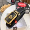 6932010a3a89a121ed5502d3 Versace Automatic Buckle Belt, Custom Embossed Top Grain Imported Leather, Fine Calfskin with Automatic Slide Rail, 3.5 cm Width