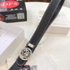 693201103a89a121ed5502db Versace Belt 2023 New Arrival Genuine Ostrich Grain Full-Grain Leather Fashion Belt with Double-Sided Wear Soft Leather 3.8cm Width Premium Steel Hardware