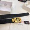 693201133a89a121ed5502e0 Versace Belt 2023 New Arrival Genuine Top Grain Calfskin Leather with Medusa Head Embossing, Fashion Luxury Brand Belt for Men, Soft Leather Texture, Precision Stainless Steel Hardware, 3.8cm Width