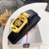 693201133a89a121ed5502e1 Versace Belt 2023 New Arrival Genuine Top Grain Calfskin Leather with Medusa Head Embossing, Fashion Luxury Brand Belt for Men, Soft Leather Texture, Precision Stainless Steel Hardware, 3.8cm Width