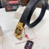 693201133a89a121ed5502e2 Versace Belt 2023 New Arrival Genuine Top Grain Calfskin Leather with Medusa Head Embossing, Fashion Luxury Brand Belt for Men, Soft Leather Texture, Precision Stainless Steel Hardware, 3.8cm Width