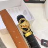 693201143a89a121ed5502ef Versace Belt, New Arrival, Top Quality Genuine Leather, Soft Touch, Reversible Design, 3.8cm Width, Stainless Steel Hardware
