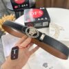 693201143a89a121ed5502f3 Versace New Arrival Belt, Top-Quality Genuine Leather with Medusa Head Embossing, Double-Sided Wear, Stainless Steel Hardware, 3.8cm Width