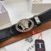 693201143a89a121ed5502f4 Versace New Arrival Belt, Top-Quality Genuine Leather with Medusa Head Embossing, Double-Sided Wear, Stainless Steel Hardware, 3.8cm Width