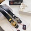 693201153a89a121ed5502f9 Versace New Arrival Belt, Top-Quality Genuine Leather with Medusa Head Embossing, Double-Sided Wear, Stainless Steel Hardware, 3.8cm Width
