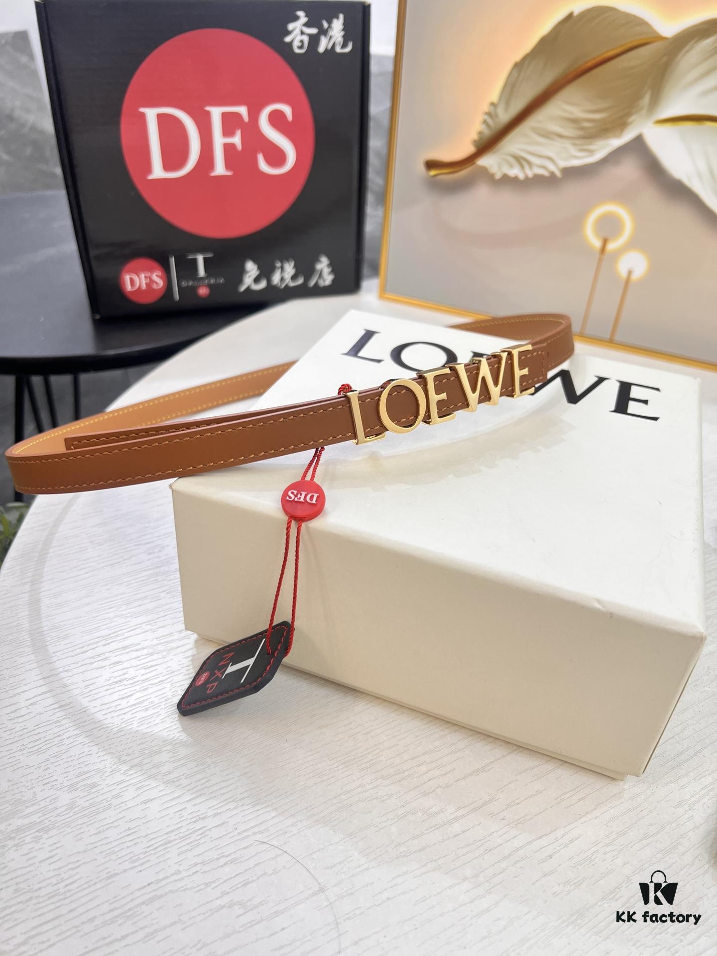 693201193a89a121ed5502fb Loewe Hong Kong Duty-Free T Gift Box 🎁 Anti-Counterfeit Verified, Genuine Stainless Steel Hardware, Women's Exclusive Fashion Belt