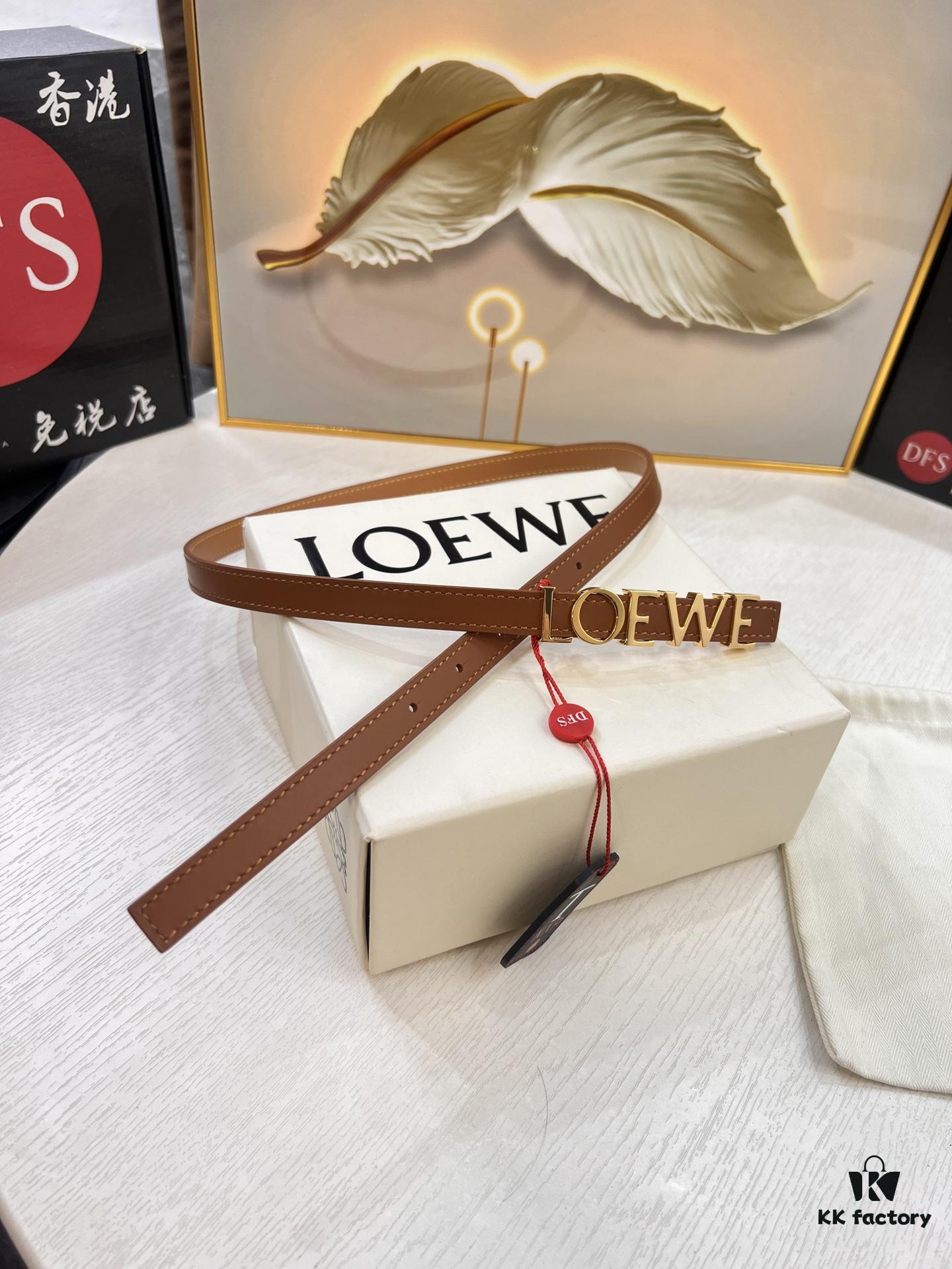 693201193a89a121ed5502fc Loewe Hong Kong Duty-Free T Gift Box 🎁 Anti-Counterfeit Verified, Genuine Stainless Steel Hardware, Women's Exclusive Fashion Belt