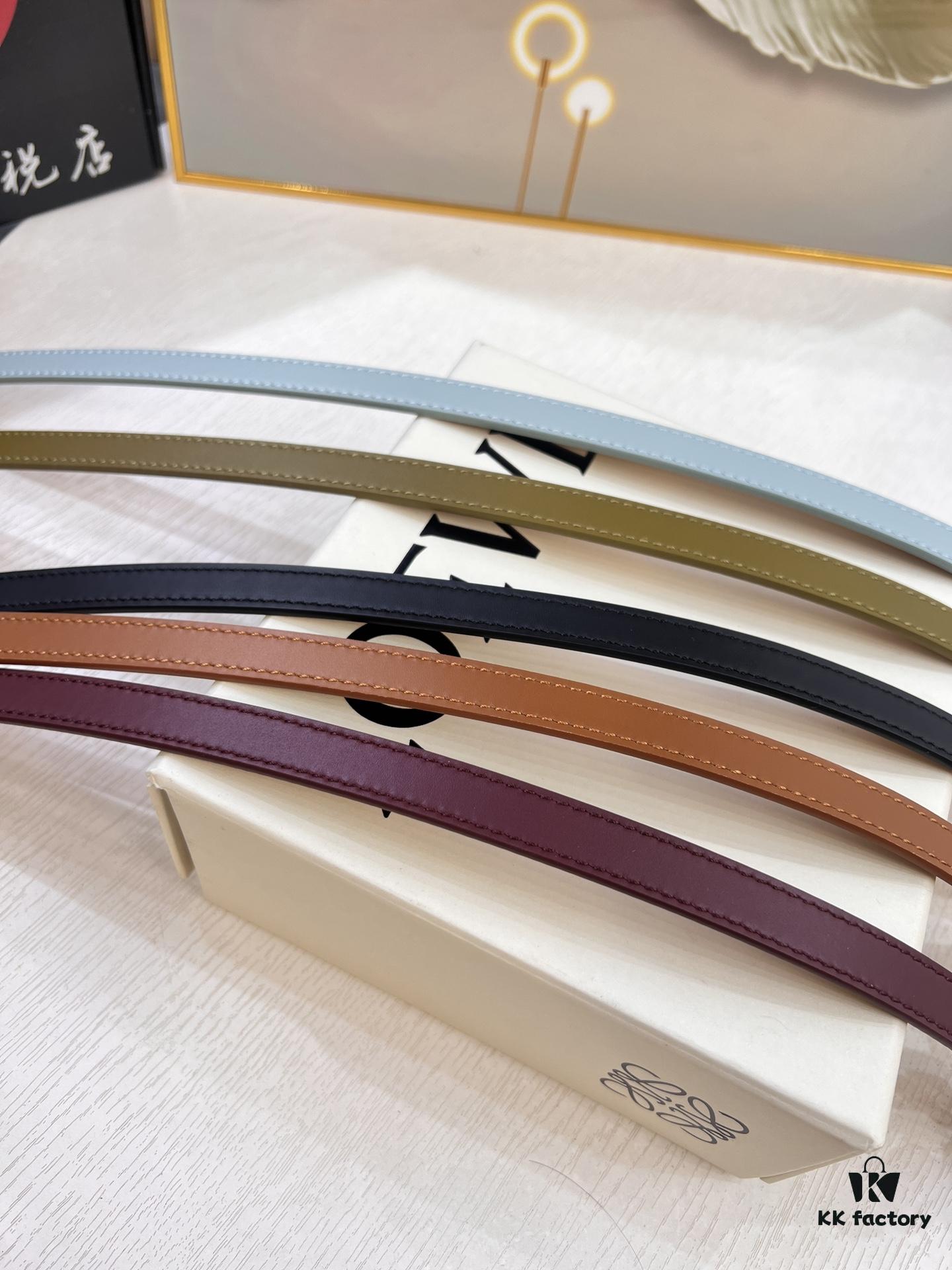 693201193a89a121ed5502fd Loewe Hong Kong Duty-Free T Gift Box 🎁 Anti-Counterfeit Verified, Genuine Stainless Steel Hardware, Women's Exclusive Fashion Belt