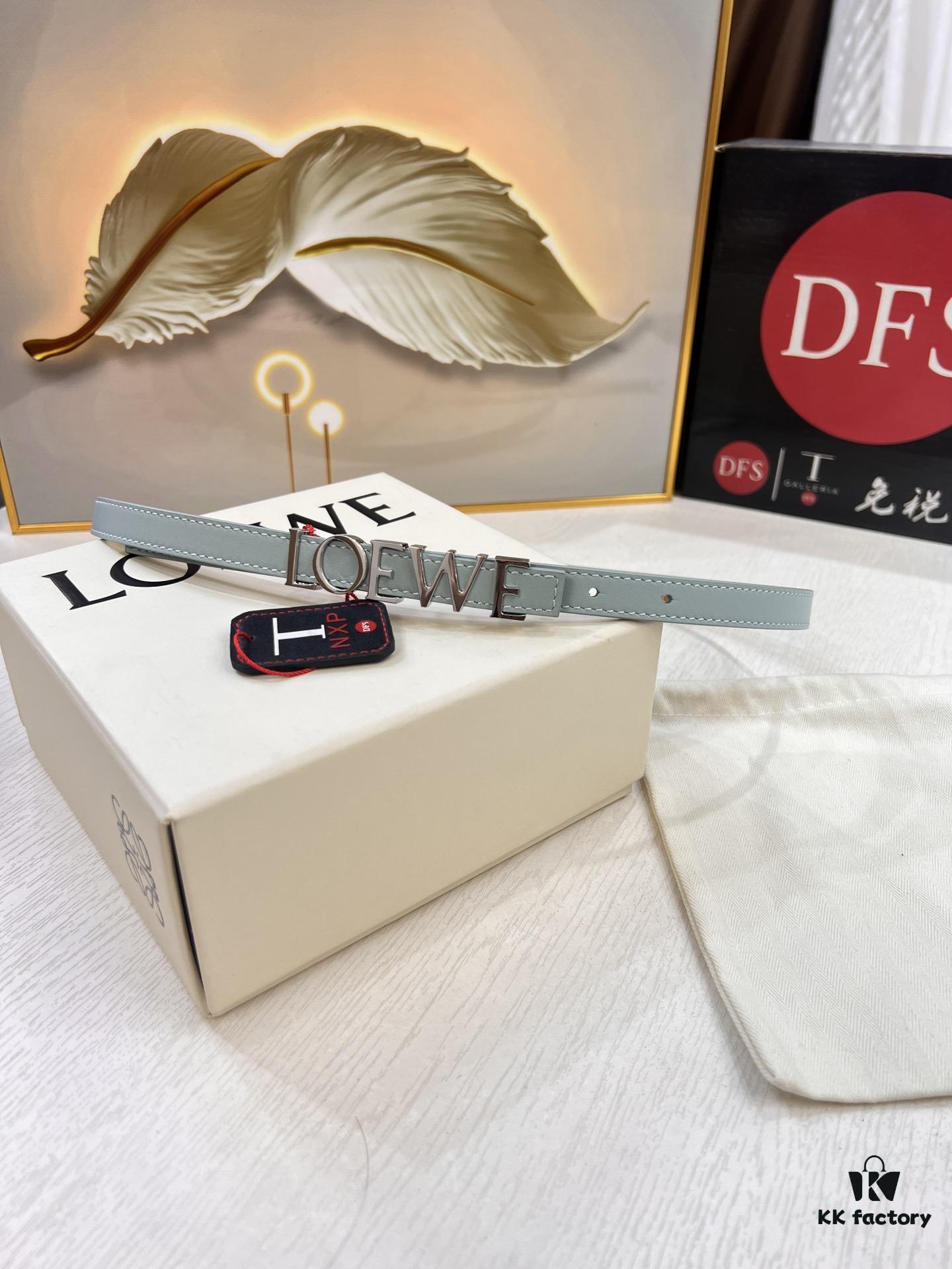 693201193a89a121ed550302 Loewe Hong Kong Duty-Free Gift Box 🎁 Anti-Counterfeit Scan Certified, Stainless Steel Hardware, Women's Fashion Belt