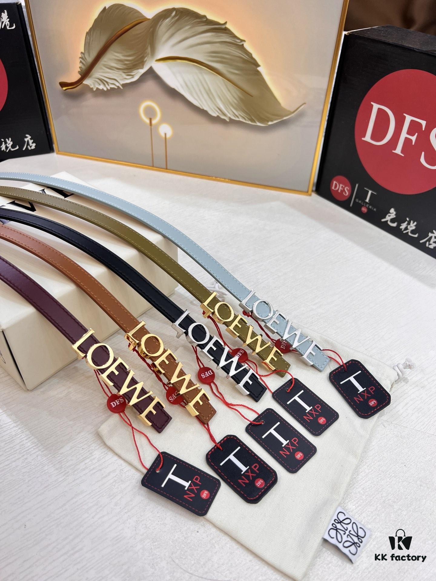 6932011a3a89a121ed550305 Loewe Hong Kong Duty-Free Gift Box 🎁 Anti-Counterfeit Scan Certified, Stainless Steel Hardware, Women's Fashion Belt