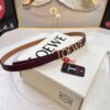6932011a3a89a121ed550309 Loewe Hong Kong Duty-Free T Gift Box 🎁 Anti-Counterfeit Scan Authentication, Genuine Stainless Steel Hardware, Women's Exclusive Fashion Belt