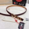 6932011a3a89a121ed55030a Loewe Hong Kong Duty-Free T Gift Box 🎁 Anti-Counterfeit Scan Authentication, Genuine Stainless Steel Hardware, Women's Exclusive Fashion Belt