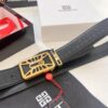 693201283a89a121ed550363 Givenchy Men's Belt, Hong Kong Duty-Free Gift Box, Genuine German Imported Calfskin, 3.8cm Width, Premium Steel Hardware, Fashionable Embossed Logo Design