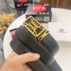 693201283a89a121ed550364 Givenchy Men's Belt, Hong Kong Duty-Free Gift Box, Genuine German Imported Calfskin, 3.8cm Width, Premium Steel Hardware, Fashionable Embossed Logo Design