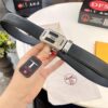 Hermes HH Original Factory Direct Order Belt - Italian Imported Top-Grain Calfskin, Automatic Buckle, 3.5cm Width