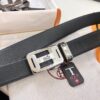 Hermes HH Original Factory Direct Order Belt - Italian Imported Top-Grain Calfskin, Automatic Buckle, 3.5cm Width