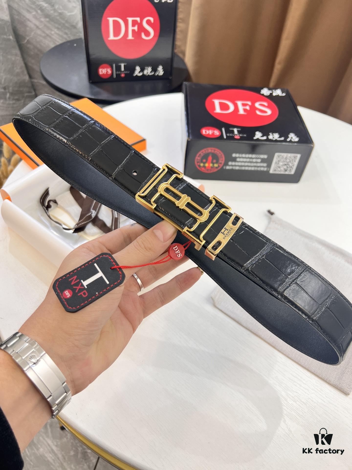 6932012d3a89a121ed550385 Top-tier Original Belt, Hong Kong Duty-Free T Gift Box (NXP Hangtag with Anti-Counterfeit Chip Recognizable on Official Website)