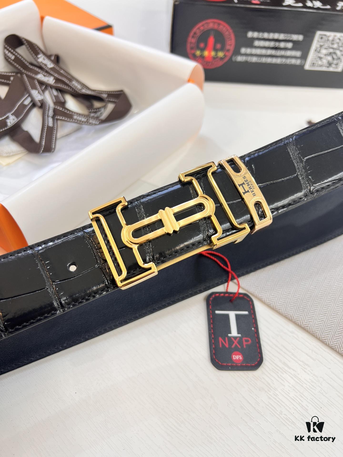 6932012d3a89a121ed550386 Top-tier Original Belt, Hong Kong Duty-Free T Gift Box (NXP Hangtag with Anti-Counterfeit Chip Recognizable on Official Website)