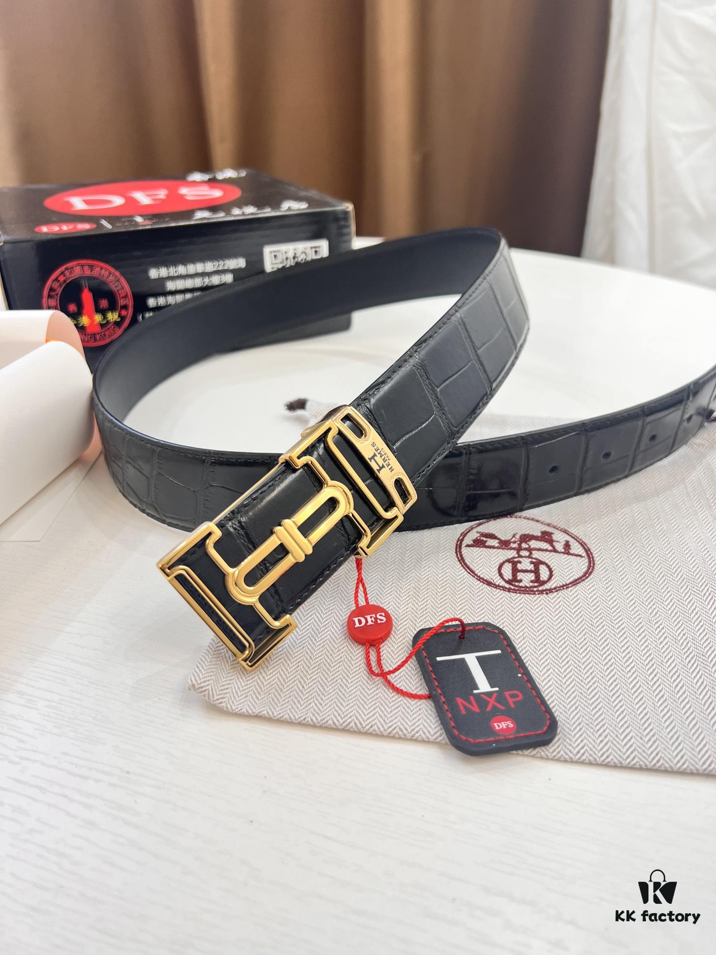 6932012d3a89a121ed55038a Top-tier Original Belt, Hong Kong Duty-Free T Gift Box (NXP Hangtag with Anti-Counterfeit Chip Recognizable on Official Website)