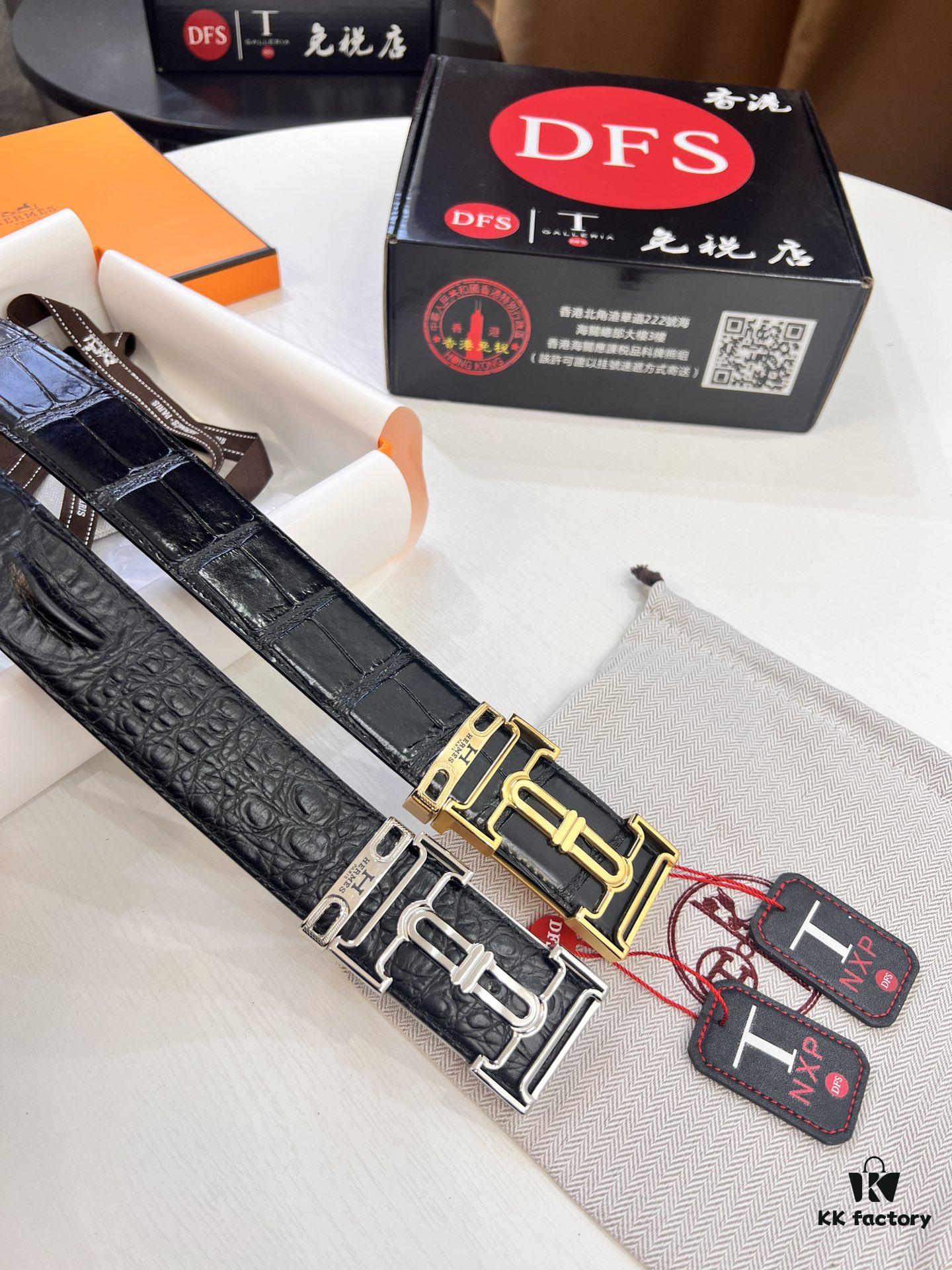 6932012d3a89a121ed55038b Top-tier Original Belt, Hong Kong Duty-Free T Gift Box (NXP Hangtag with Anti-Counterfeit Chip Recognizable on Official Website)