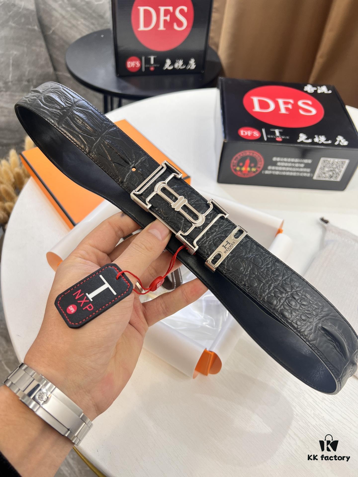 6932012e3a89a121ed550390 Top-Grade Genuine Leather Belt with Hong Kong Duty-Free T Gift Box (NXP RFID Tag Verifiable on Official Website, Authentic Anti-Counterfeit Chip)