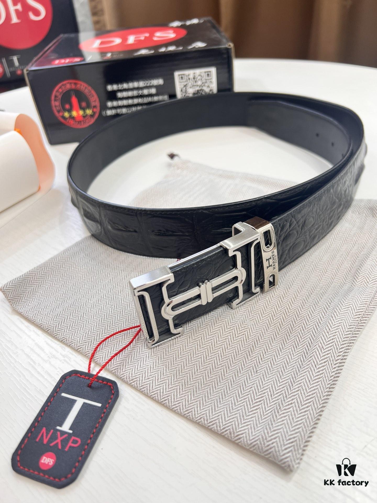 6932012e3a89a121ed550391 Top-Grade Genuine Leather Belt with Hong Kong Duty-Free T Gift Box (NXP RFID Tag Verifiable on Official Website, Authentic Anti-Counterfeit Chip)
