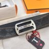 693201313a89a121ed5503b0 Hermès H Belt, 2023 New Arrival, Stainless Steel H Internal Buckle, Embossed Top Grain Cowhide Leather, 3.8cm Width, Premium Quality