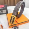 Hermès H Belt, 2023 New Arrival, Stainless Steel H Internal Prong, ZP-Synchronized Engraved Logo