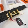 693201333a89a121ed5503c6 Hermès Men's Belt, Top Grain Calfskin Leather, 3.8cm Width, Includes Gift Box with Steel Hardware and NXP Anti-Counterfeit Chip