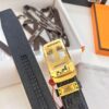 693201363a89a121ed5503f8 Hermes HH Original Factory Order Men's Leather Belt - Italian Imported Top-Grain Calfskin, Automatic Buckle, 3.5cm Width