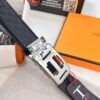 693201373a89a121ed550401 Hermes HH Original Factory Direct Order Belt - Italian Imported Top-Grade Calfskin Automatic Slide Buckle Belt