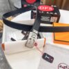 693201373a89a121ed550403 Hermes HH Original Factory Direct Order Belt - Italian Imported Top-Grade Calfskin Automatic Slide Buckle Belt